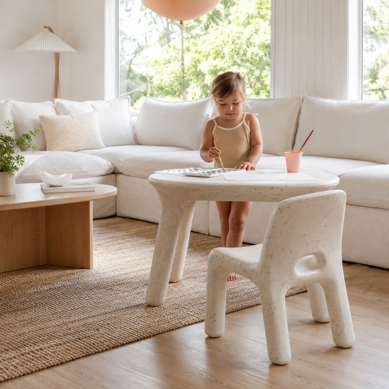 Designed for reading corners, playrooms and family learning spaces.